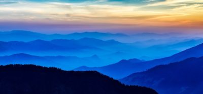 nepal, sunrise, mountains